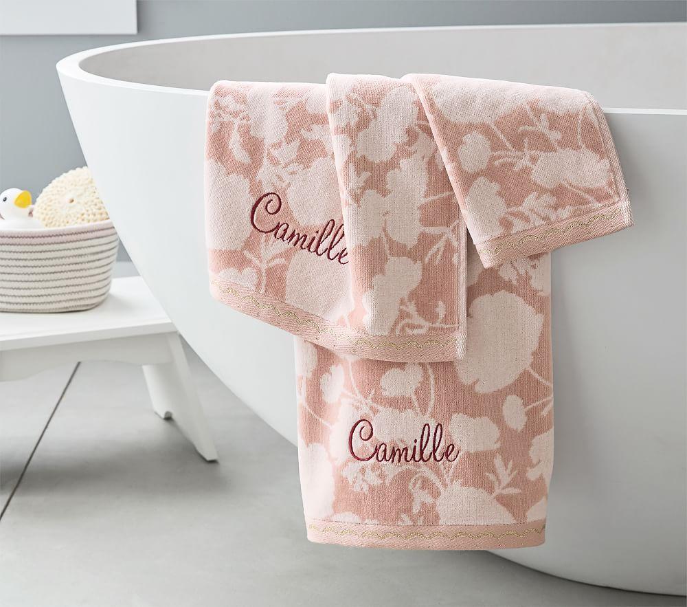 Monique Lhullier Floral Bath Towel Collection
